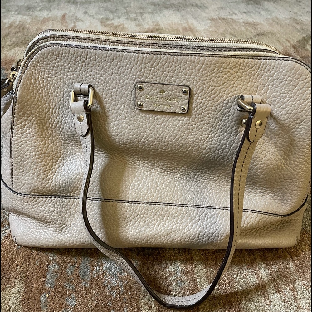 Kate spade bag cream color